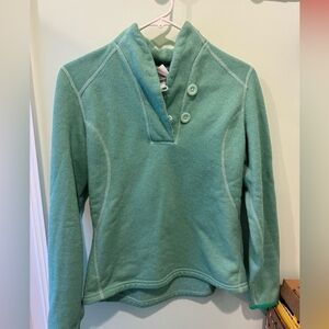 North face pullover sweatshirt button up